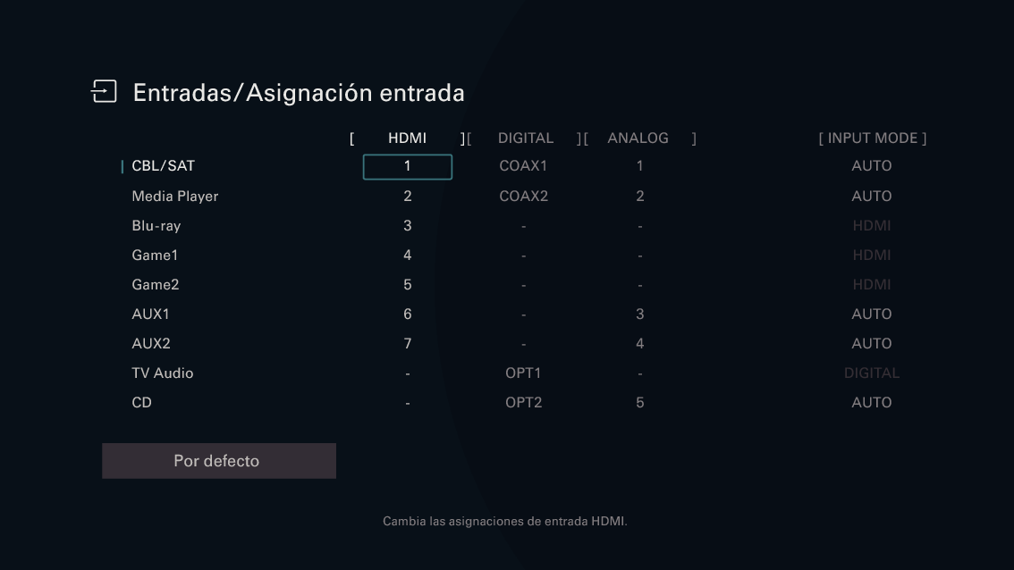 GUI InputAssign AV10